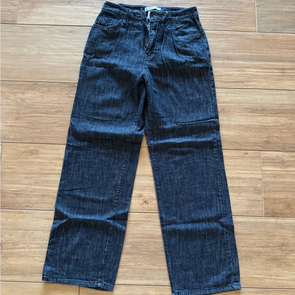 Classic Dark Wash Denim Jeans